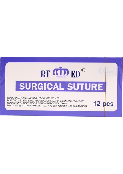 Katküt Polyglycolıc Acıd No:3 (6 Metric) 40 mm 75 cm 12 Adet fiyatları