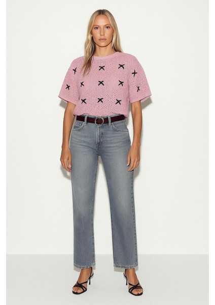 Fiyonklu Ajurlu Oversize Kazak fiyatları