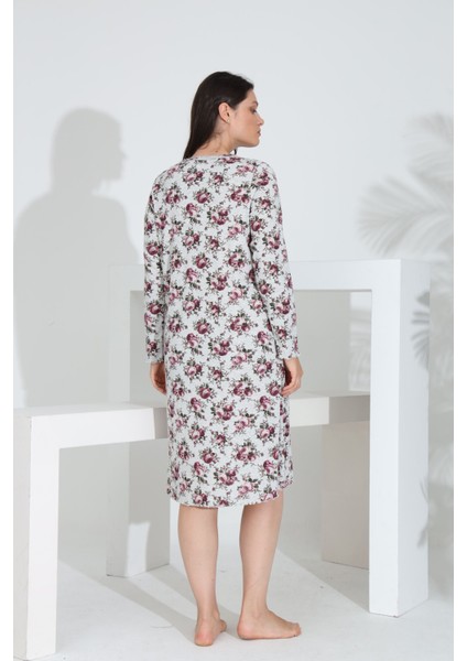 Angelique %100 Pamuk Uzun Kol Kadın Elbise 21605 indirimleri