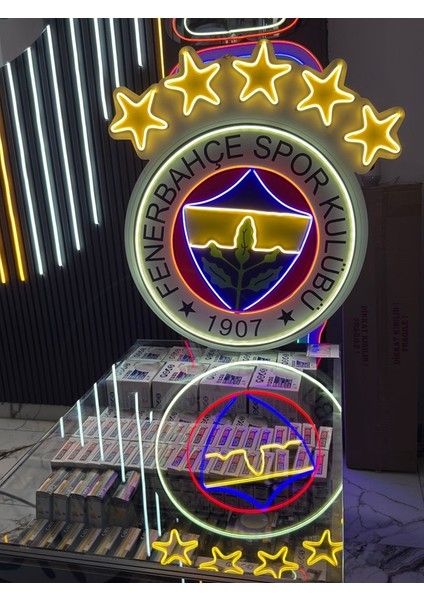 Fenerbahçe 5 Yıldız Neon LED 70X80 fırsatları