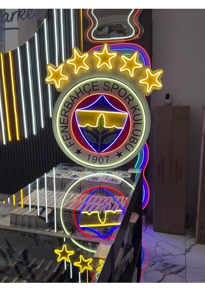 Fenerbahçe 5 Yıldız Neon LED 70X80 indirimleri