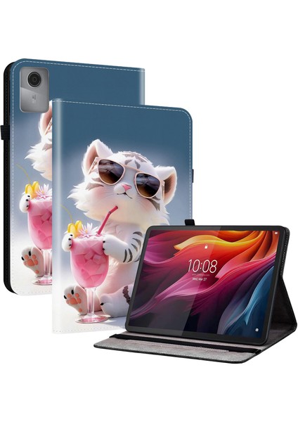 Lenovo Idea Tab 11 / Xiaoxin Pad 2025 Için Pu Tablet Kılıfı (Yurt Dışından)