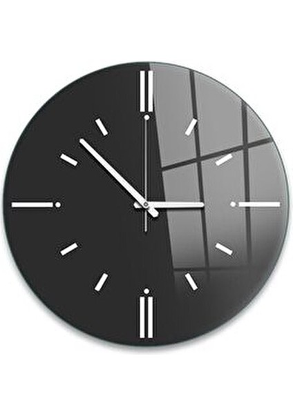 Cam Duvar Saati Yuvarlak 1060 30 x 30 cm fiyatları