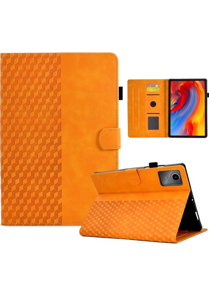 Lenovo Xiaoxin Pad 11 2025 Için Rhombus Akıllı Deri Kılıf (Yurt Dışından)