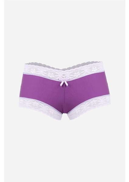 Kadın Pamuklu 2li Boxer Mor fiyatları