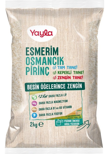 Esmerim Osmancık Pirinç 2 kg