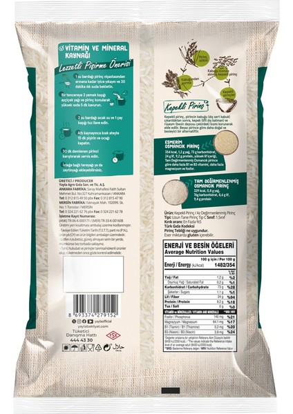 Esmerim Osmancık Pirinç 2 kg fiyatları