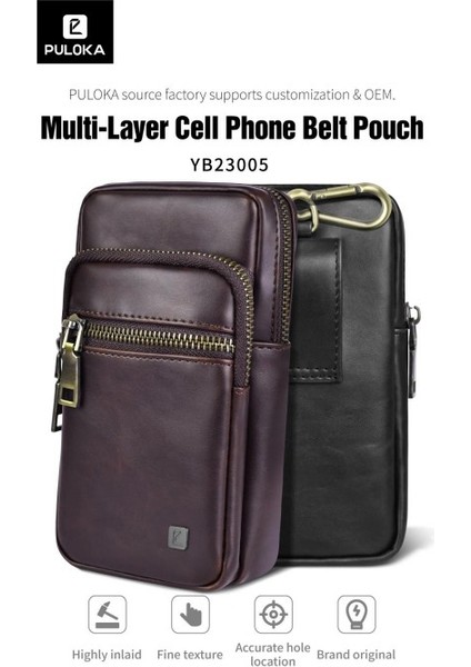 Bordo Minimal Bel Çantası – Dayanıklı ve Modern Tasarım