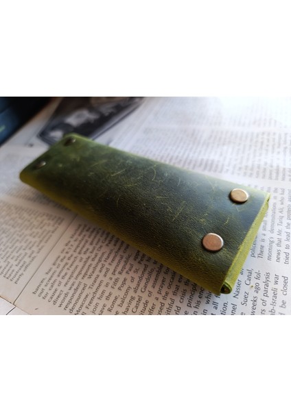 Crazy Gerçek Deri Tamamen El Emeği Özel Kalemleriniz Için Kalemlik Kalemkutu (15.5x6.5 ) 7m4 fiyatları