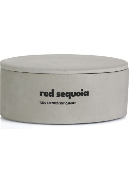 Dekoratif El Yapımı Yatay Mum : Çift Fitilli : Kokulu Soya Mum : Red Sequoia fırsatları