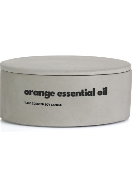 Dekoratif El Yapımı Yatay Mum : Çift Fitilli : Kokulu Soya Mum : Orange Essential Oil modelleri