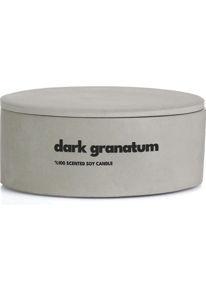 Dekoratif El Yapımı Yatay Mum : Çift Fitilli : Kokulu Soya Mum : Dark Granatum fırsatları