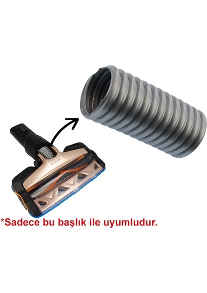 Süpürge Emici Başlık Ara Hortum, Philips Xc 7040, Xc 7043, Xc 8049, Xc 8349 ile Uyumlu fiyatları