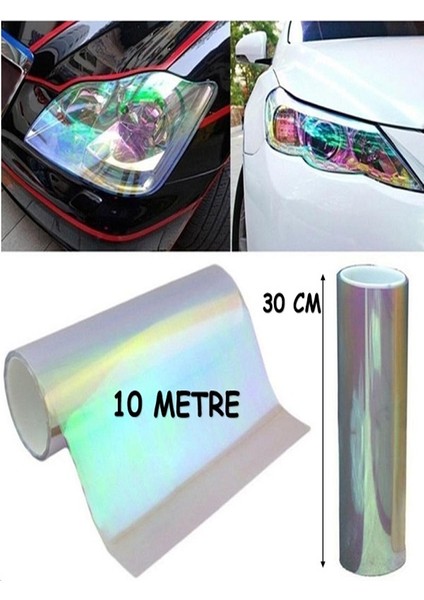 Far Stop Filmi Far Folyosu Bukalemun Renk Far Çizik Koruma Folyosu 30 cm x 10 Metre