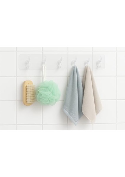 Store Kendinden Yapışkanlı 5 Kancalı Askı Seti - Duvara Delmeden Montaj, Şeffaf Vantuzlu Tasarım, Banyo & Mutfak Için Pratik Organizer (2 Adet) fiyatları