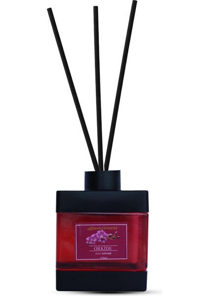 Orkide Zarafeti Çubuklu Oda Kokusu 100 ml – Dekoratif Plastik Şişe - Reed Diffuser fiyatları