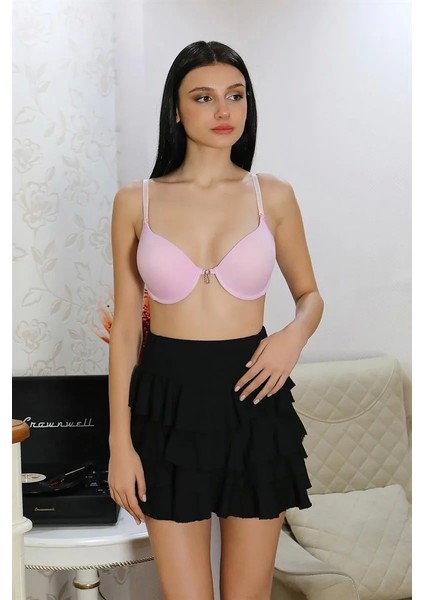 Kadın Destekli Balenli Taş Detaylı Sütyen Lila fırsatları