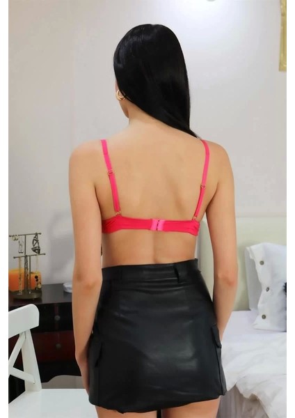 Kadın Destekli Balenli Sütyen Fuşya indirimleri