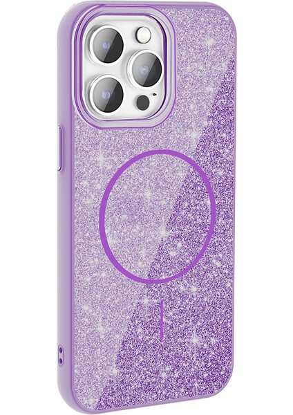 Apple iPhone 16 Pro Uyumlu Magsafe Özellikli Okso Kapak Derin Mor fiyatları