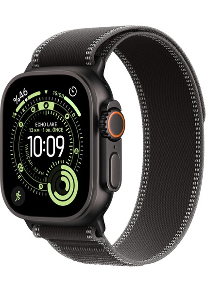 Watch Ultra 3 Gps + Cellular, 49 mm Siyah Titanyum Kasa ve Siyah/kömür Trail loop - M/l