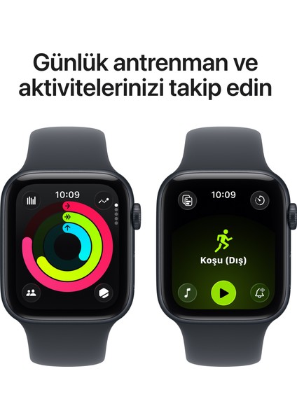 Watch Se 3 Gps, 44 mm Gece yarısı Alüminyum kasa ve Gece yarısı Spor kordon - s/m