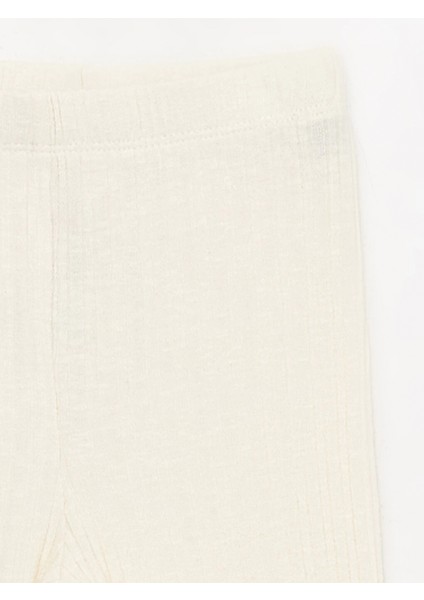 Lcw Baby Pembe Bisiklet Yaka Uzun Kollu Baskılı Kız Bebek Sweatshirt ve Tayt 2'li Takım