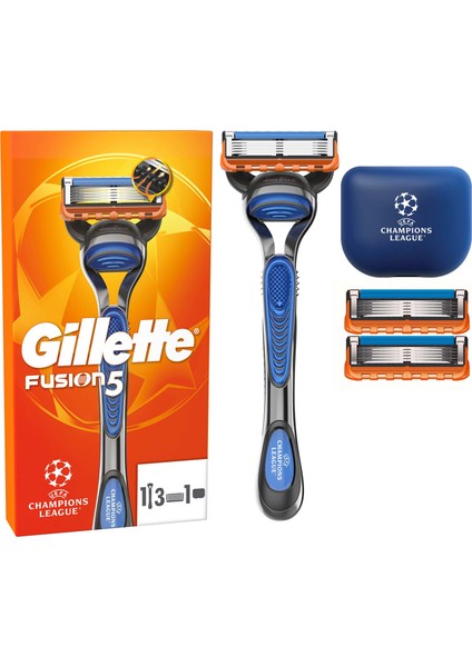 Uefa Champions League Special Edition Gillette Fusion5 Erkekler Için Tıraş Makinesi