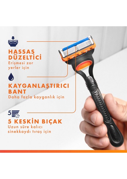 Uefa Champions League Special Edition Gillette Fusion5 Erkekler Için Tıraş Makinesi