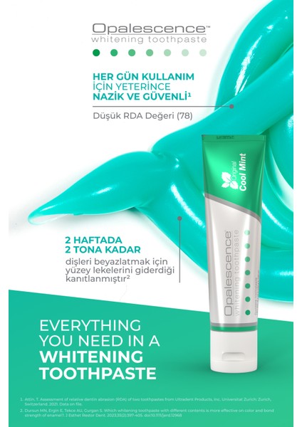 Beyazlatıcı Cool Mint Diş Macunu 133 gr 100 ml fırsatları