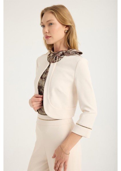 Kısa Kollar Zincir Şeritli Ceket fiyatları