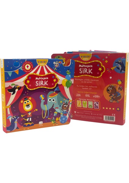 Hareketli Minikler - Muhteşem Sirk (Hareketli Kitap & Dokun Keşfet) fırsatları