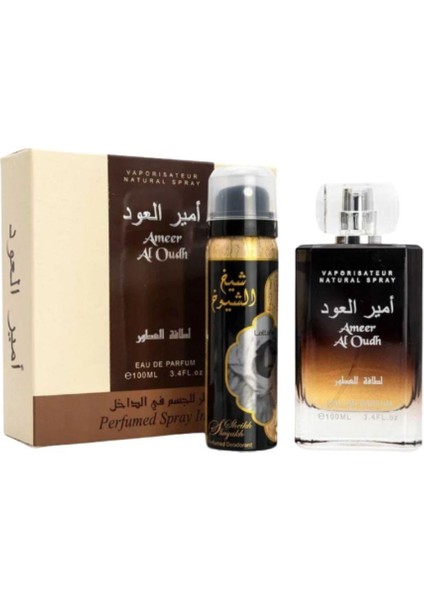 Ameer Al Oudh Edp 100 Ml+Parfumed Spray 50 ml Unisex Parfüm Seti