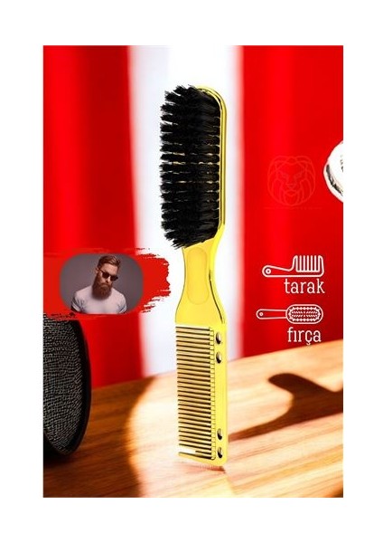 Turk Gold Sakal Bıyık Tarama Fırçası - AYS6829-7602