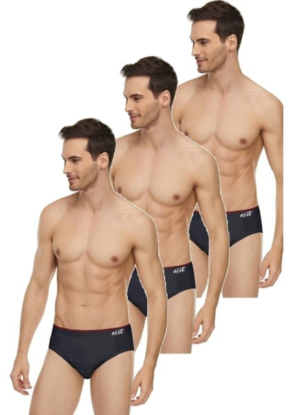 3'lü Kemerli Lüks Erkek Slip