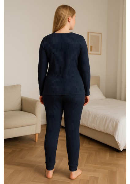 Siyah Kadın Büyük Beden Pijama Takımı fırsatları