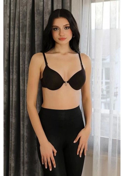 Kadın Destekli Balenli Taş Detaylı Sütyen Kahve indirimleri