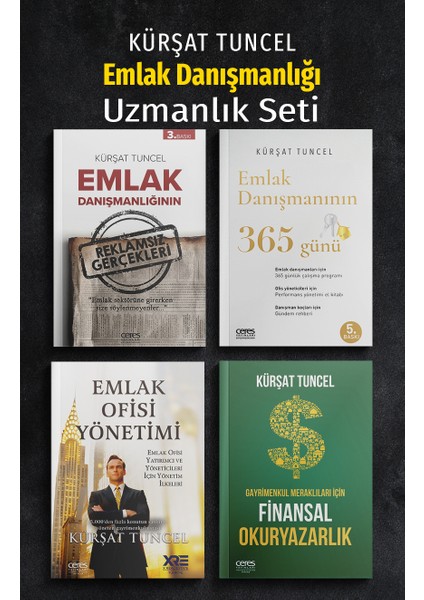Kürşat Tuncel Emlak Danışlanlığı Uzmanlık Kitap Seti