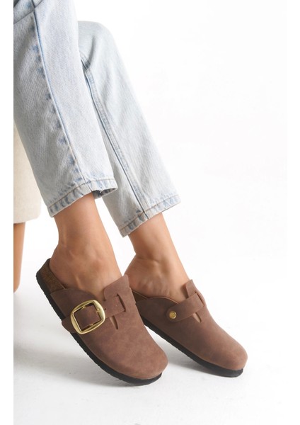 Kadın Mantar Taban Kışlık Önü Kapalı Sabo Günlük Rahat Taba Ev Terliği 1 Beden Büyük Tercih Ediniz. modelleri