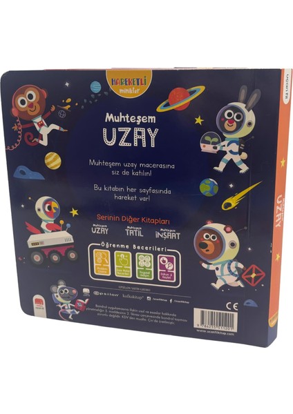Hareketli Minikler - Muhteşem Uzay (Hareketli Kitap & Dokun Keşfet) modelleri