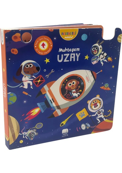 Hareketli Minikler - Muhteşem Uzay (Hareketli Kitap & Dokun Keşfet) fiyatları
