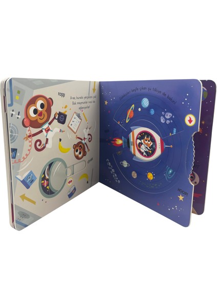 Hareketli Minikler - Muhteşem Uzay (Hareketli Kitap & Dokun Keşfet) indirimleri