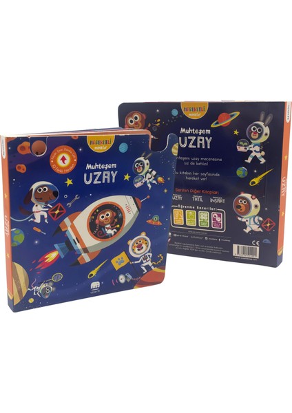 Hareketli Minikler - Muhteşem Uzay (Hareketli Kitap & Dokun Keşfet) fırsatları