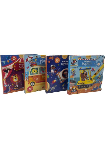 Hareketli Minikler - Muhteşem Uzay (Hareketli Kitap & Dokun Keşfet)