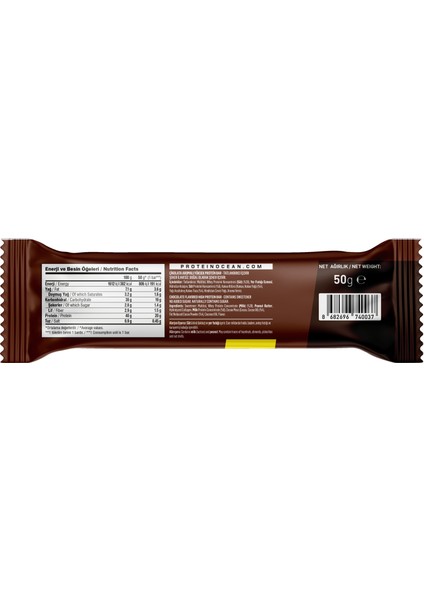 Protein Bar - Çikolata Aromalı - 50 gr x 8 Adet modelleri