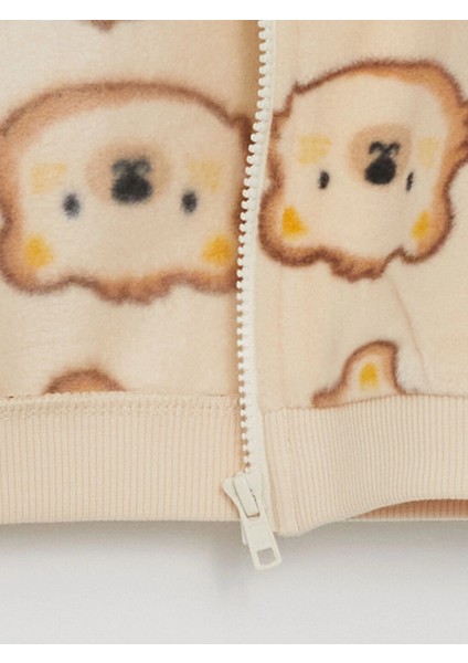 Lcw Baby Ekru Kapüşonlu Erkek Bebek Hırka ve Eşofman Alt 2'li Takım modelleri