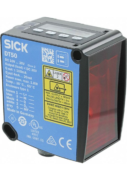 DT50-P1123 (1047118) ,KÜBIK/10MT Pnp-No 4..20MA M12-5P Cisim Fotosel