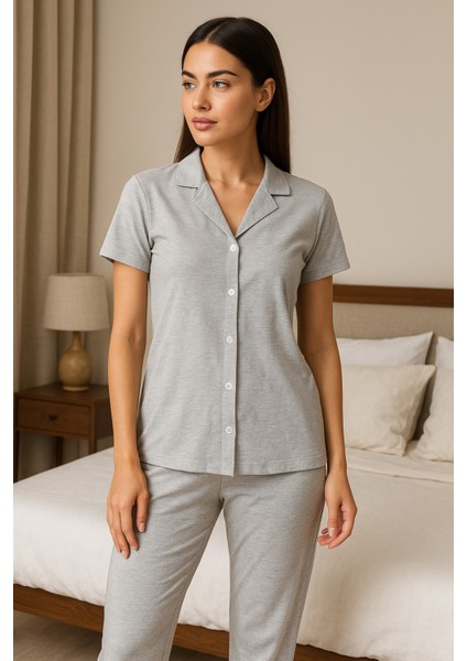 Kadın Gömlekli Pijama Takımı fiyatları