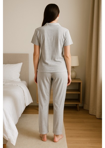 Kadın Gömlekli Pijama Takımı fırsatları