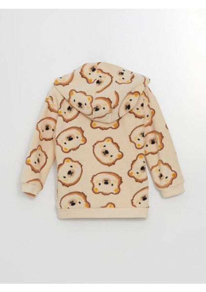 Lcw Baby Ekru Kapüşonlu Erkek Bebek Hırka ve Eşofman Alt 2'li Takım fırsatları