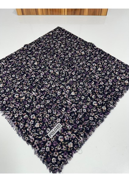 Desenli Flamalı Keten Eşarp- 05652 04 modelleri